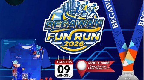 Begawan Fun Run 2026 Hadir di Malang, Daftar Rp150 Ribu Sudah Dapat Jersey, Medali, dan BIB