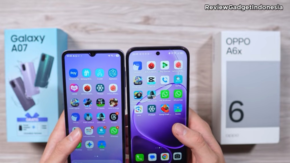 OPPO A6 vs Samsung Galaxy A07 4G, Mana yang Lebih Worth It? Ini Hasil Perbandingannya