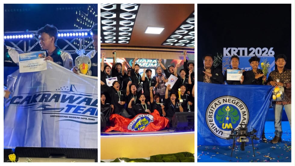 Mahasiswa UM Borong Prestasi KMLI dan KRTI 2026, REV Team Juara Umum