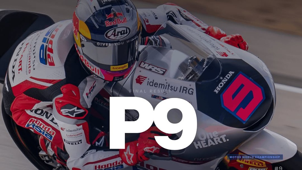 Veda Ega Pratama Bangkit dari P16, Finis P9 Setelah Lewati Persaingan Sengit Moto3