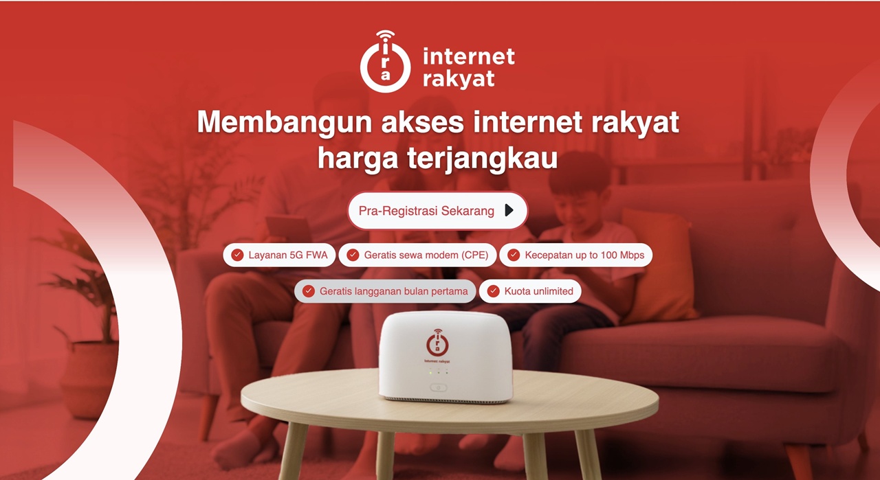 Cara Daftar Internet Rakyat Rp100 Ribu per Bulan yang Baru Diluncurkan Pemerintah 