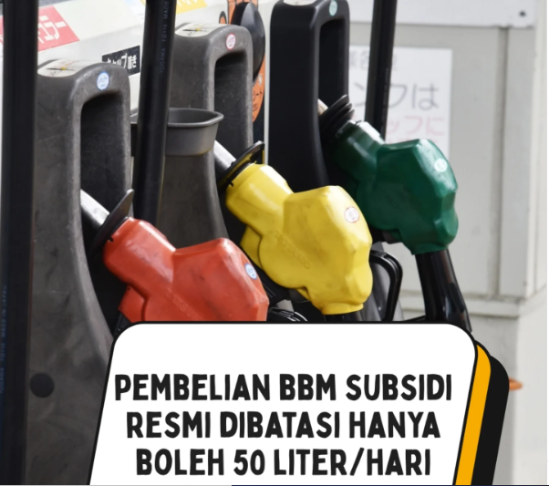 Pembelian BBM Subsidi Dibatasi 50 Liter per Hari per Mobil Pribadi, Berlaku mulai 1 April 2026!