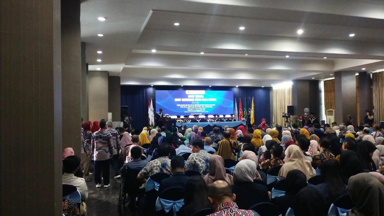 Dies Natalis ke-54, Universitas Widyagama Malang Kukuhkan Dua Guru Besar dan Luncurkan Fakultas Baru