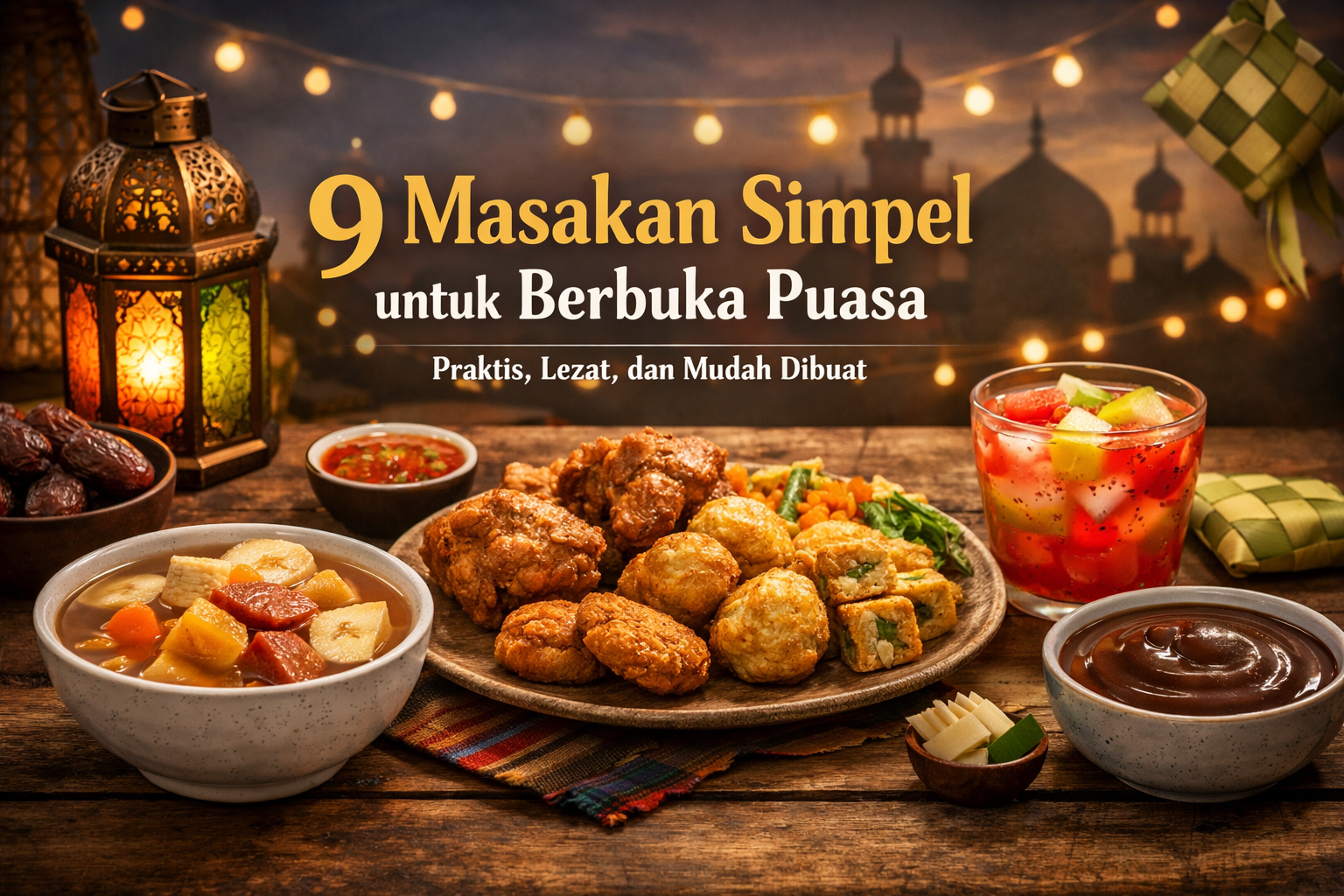 9 Masakan Cepat Saji untuk Berbuka Puasa: Praktis, Lezat, dan Mudah Dibuat