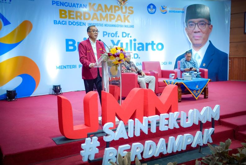 Menteri Pendidikan Tinggi Berharap UMM jadi  Kampus yang Ubah Kebuntuan Riset