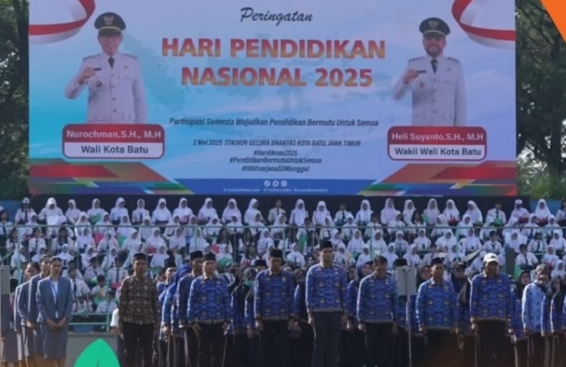 Peringatan Hardiknas di Kota Batu Ditandai Peluncuran Program 1.000 Sarjana