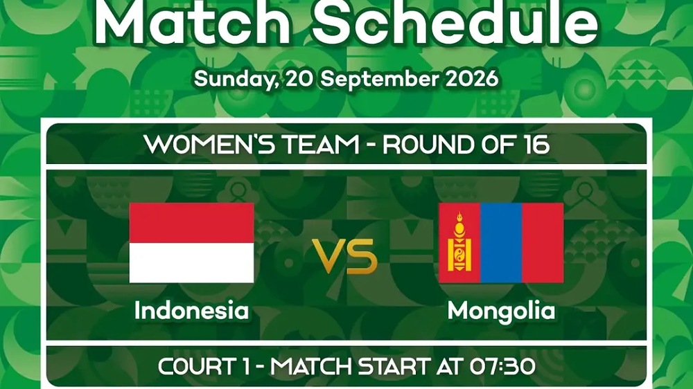 Badminton Asian Games 2026: Indonesia Hadapi Mongolia di 16 Besar Beregu Putri