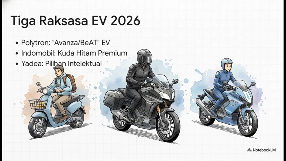 Polytron vs Indomobil vs Yadea, Motor Listrik Mana yang Paling Layak Dibeli pada 2026?