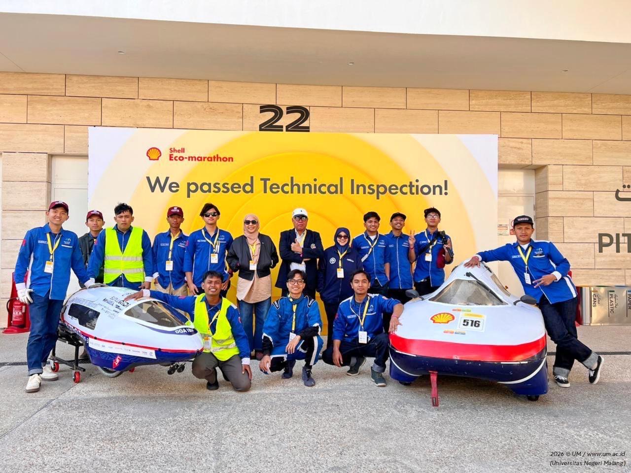 Semeru Team UM Juara Shell Eco-marathon Qatar 2026, Lolos Global Championship Dunia