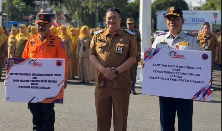 Pemkab Malang Dapat Hibah, Mobil Pikap Dikelola BPBD, Bus Sekolah untuk Layani Jalur Kacuk-Kepanjen
