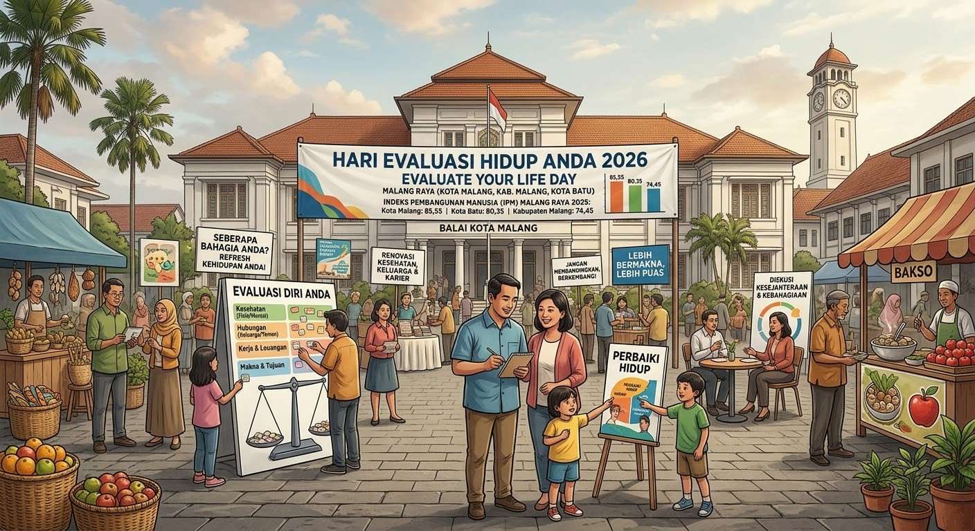 Hari Evaluasi Hidup Anda, Sudahkah Warga Malang Raya Bahagia?