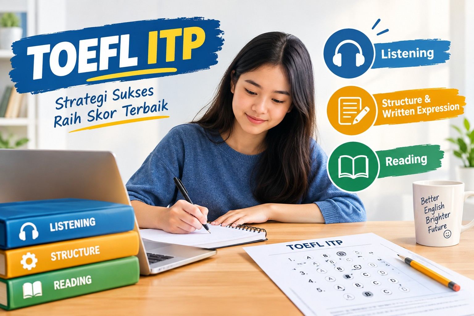 TOEFL ITP: Strategi Mengerjakan Listening, Grammar, dan Reading agar Skor Lebih Optimal