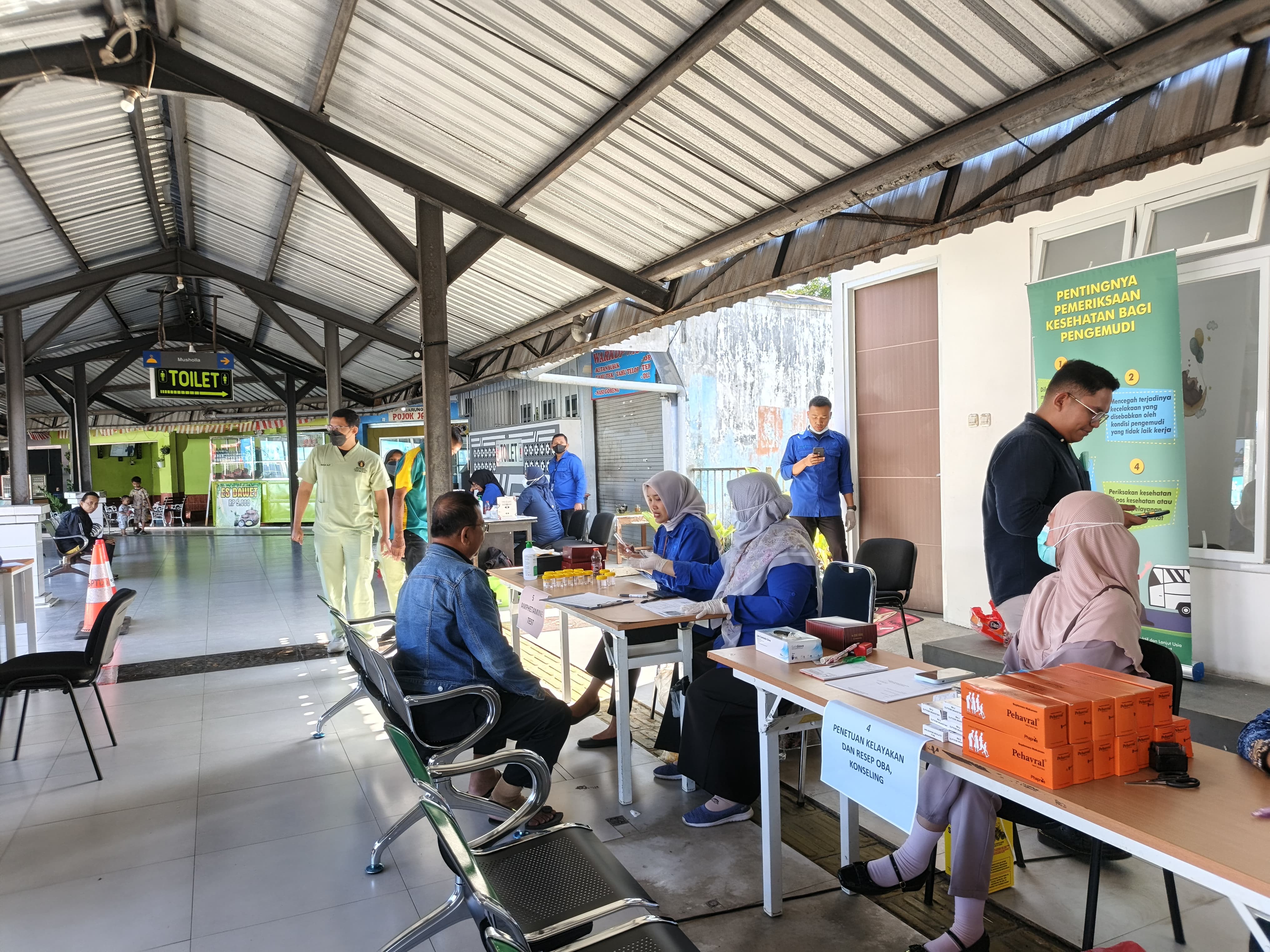 Dinkes Kota Malang Periksa 120 Sopir Bus di Terminal Arjosari