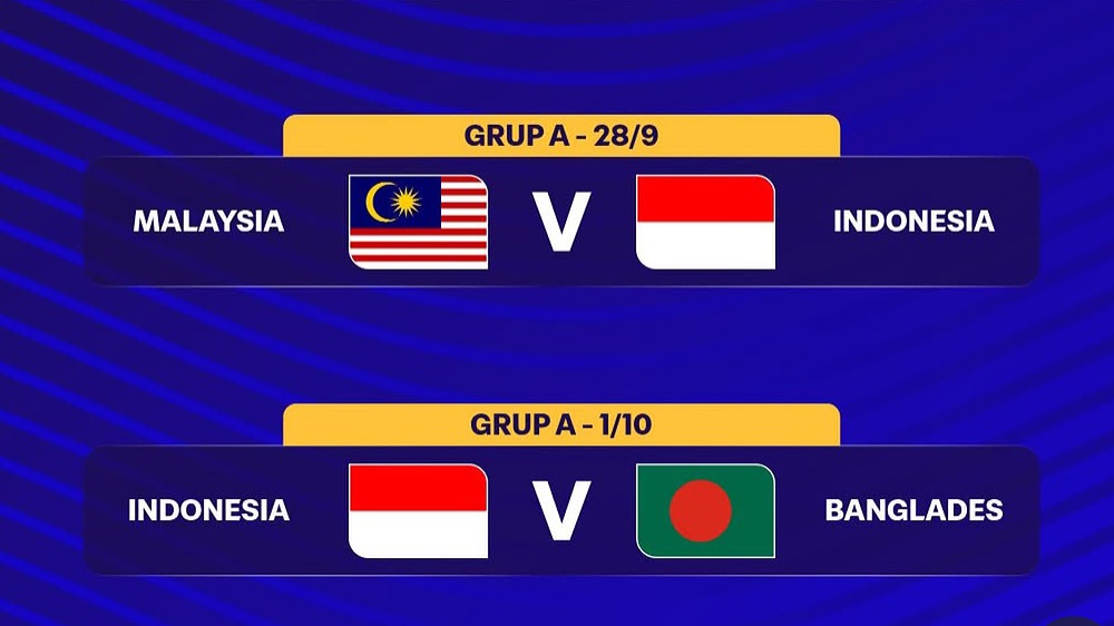 Jadwal Penentuan FIFA Asian Cup 2026, Indonesia Hadapi Bangladesh