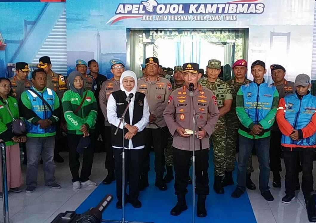Kapolri Apresiasi Ojol Jatim Jadi Garda Kamtibmas dan Penggerak Ekonomi Rakyat
