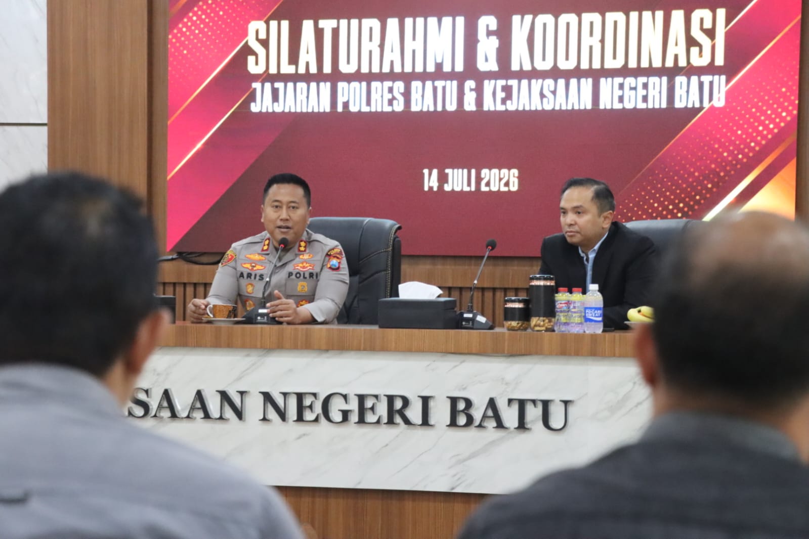 Kapolres Baru Batu Silaturahmi ke Kejari, Bahas Sinergitas Proses Hukum