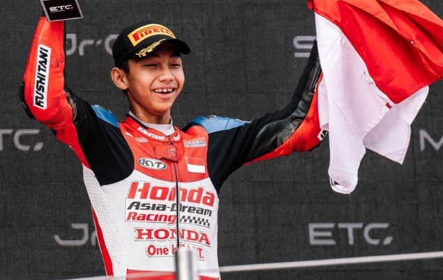 Dramatis di Menit Akhir, Kiandra Ramadhipa Pertajam Waktu di Putaran Pamungkas Q2 Jerez