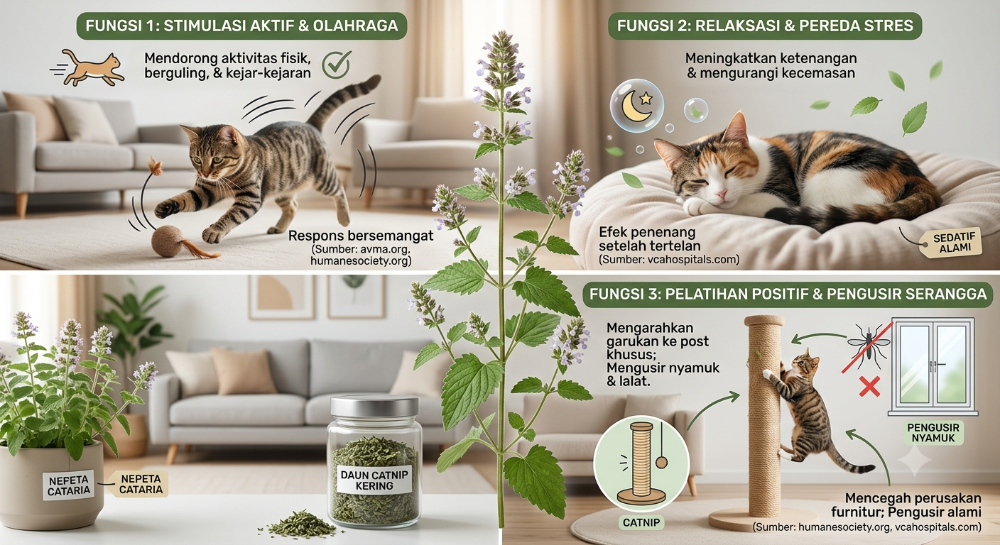 Apa Itu Catnip? Ini 4 Manfaatnya untuk Kucing yang Jarang Diketahui Pemilik Anabul