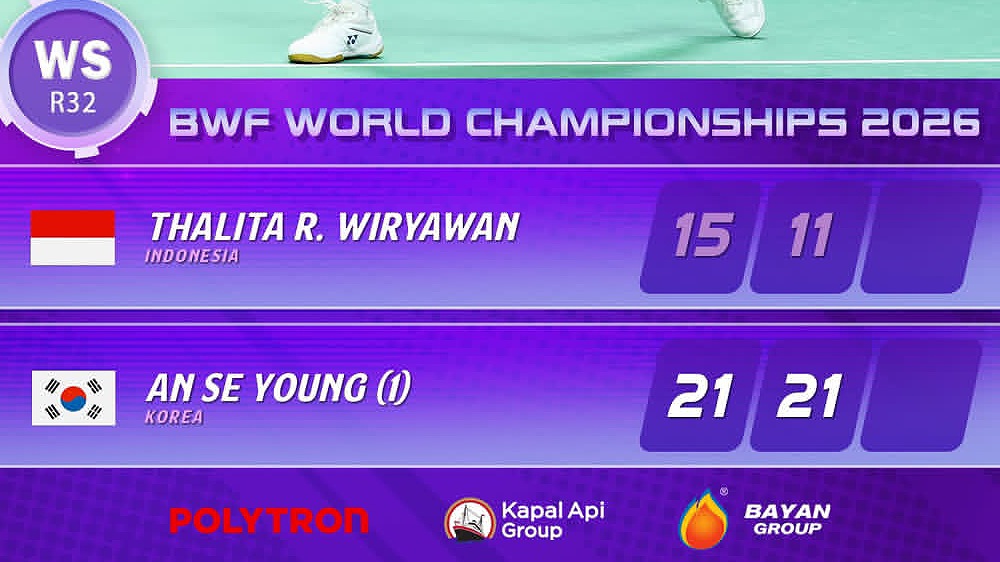 BWF World Championship 2026: Talita Ramadhani Tersingkir, An Se-young Terlalu Tangguh