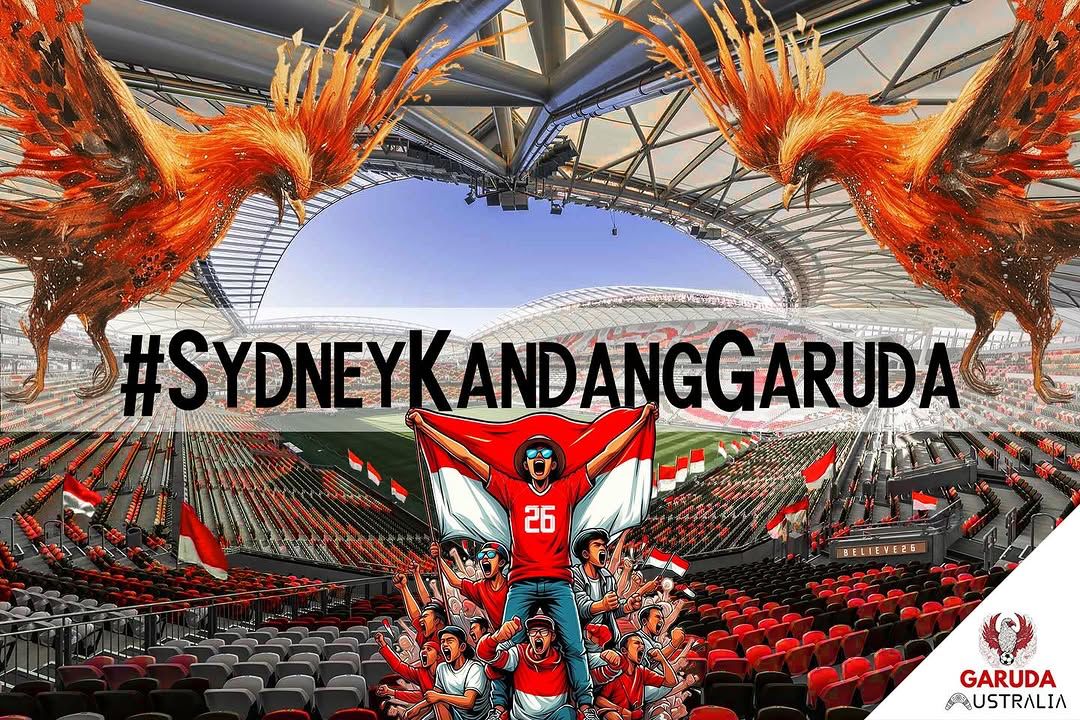 Ribuan Suporter Indonesia Siap Memenuhi Stadion di Sydney untuk Dukung Timnas Melawan Australia