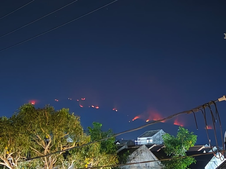 Karhutla Gunung Arjuno Belum Padam, Tim Gabungan Terus Upayakan Pemadaman Manual