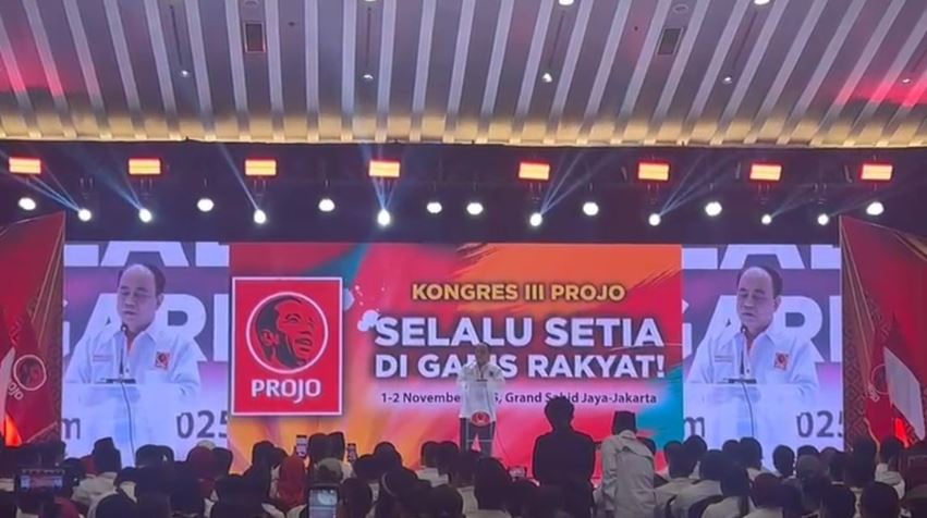 Kongres Projo III: Budi Arie Singgung Woosh hingga Adu Domba Jokowi-Prabowo