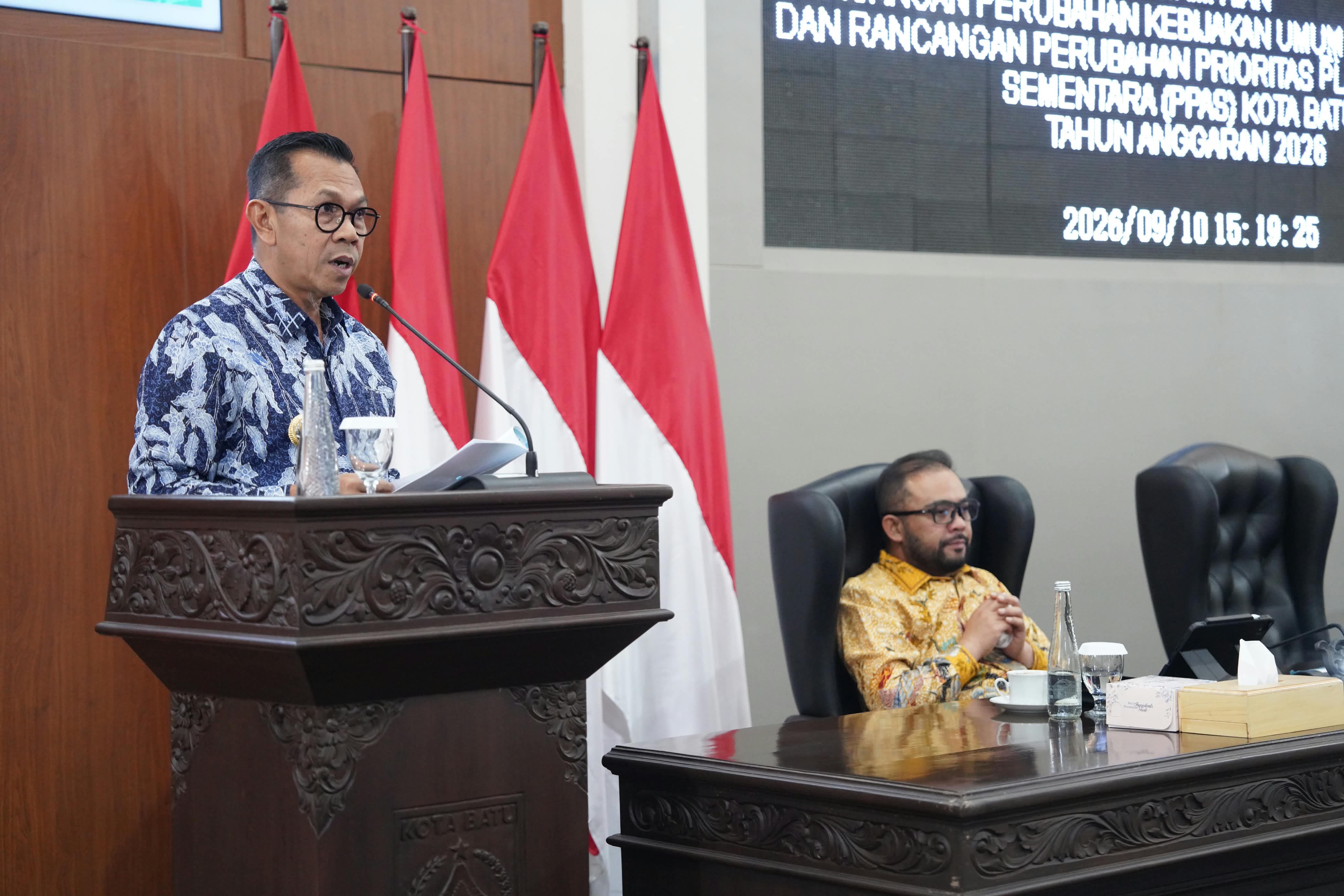 5 Prioritas Perubahan APBD Kota Batu 2026, Ada Obat hingga Infrastruktur Pertanian