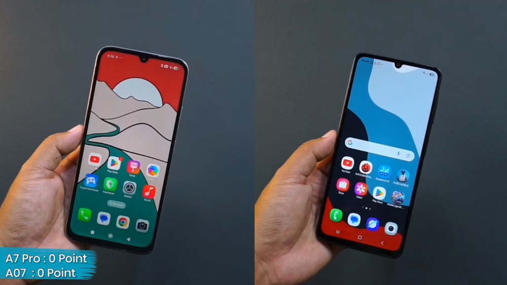 Samsung Galaxy A07 vs Redmi A7 Pro, Beda Rp300 Ribu tapi Performa Jomplang? Ini Hasil Perbandingannya