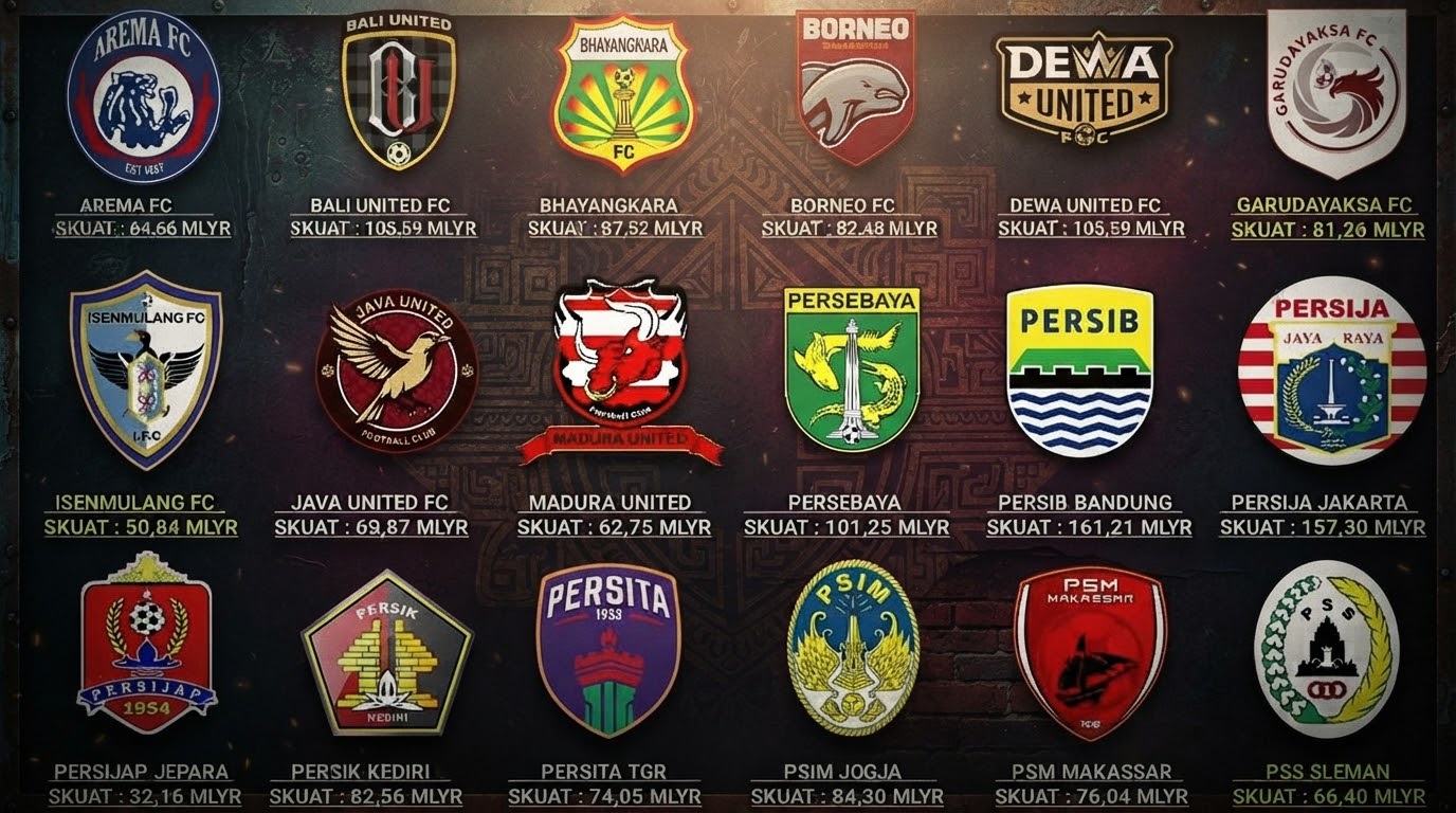BRI Super League 2026-2027: 18 Tim Siap Bertarung, Ada Klub Ganti Nama hingga Homebase