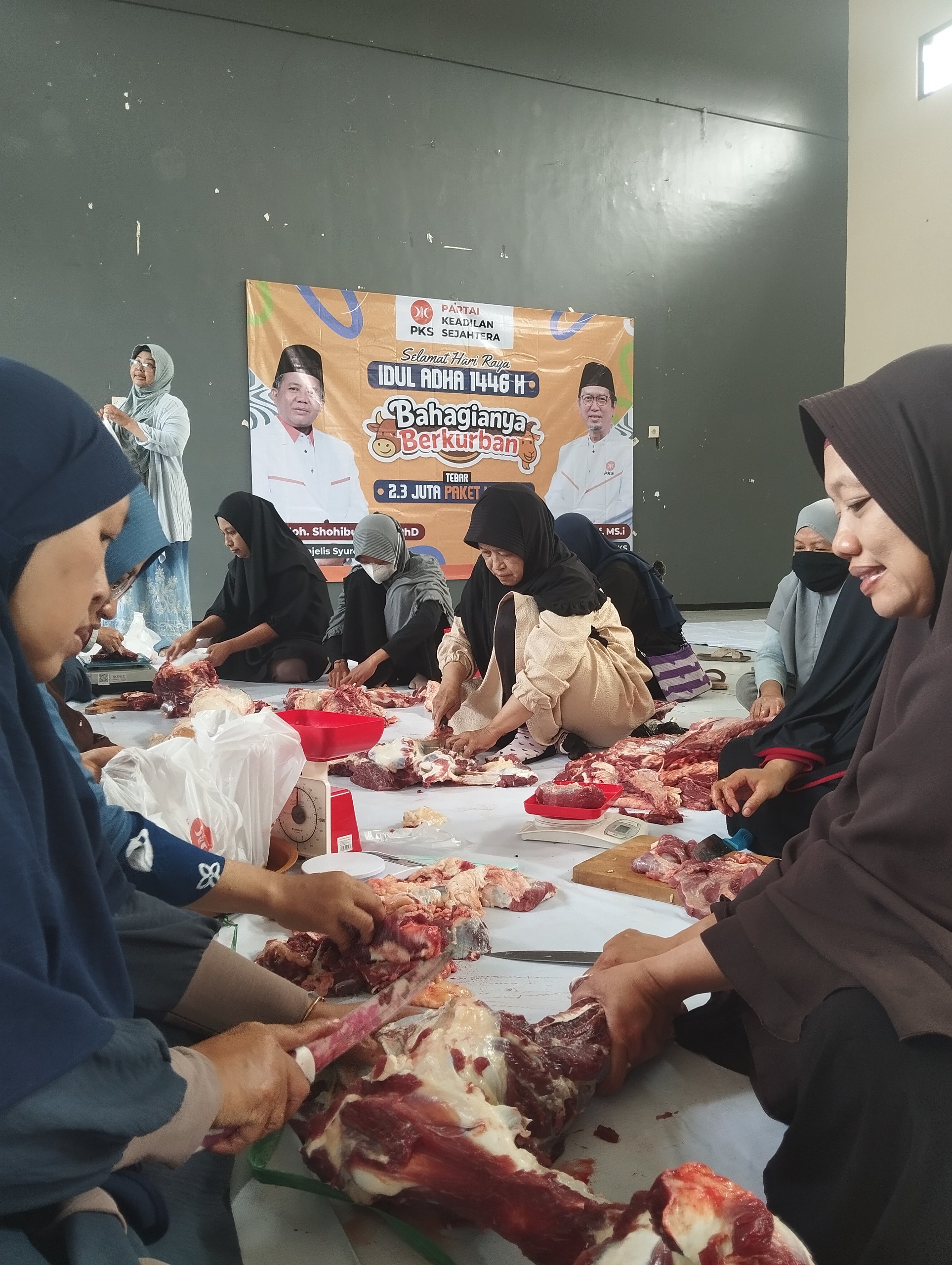 DPD PKS Kota Malang Bagikan 11.223 Paket Pada Iduladha 1446 H