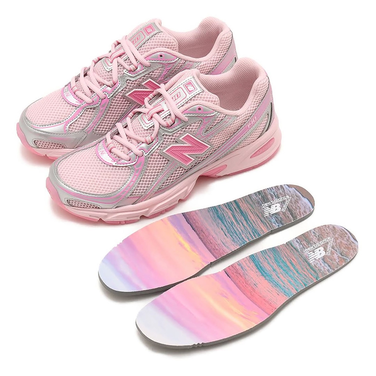 New Balance Kolab dengan Atmos Pink, Bawa Nuansa Pantai Pink Indonesia ke Sneaker Terbarunya