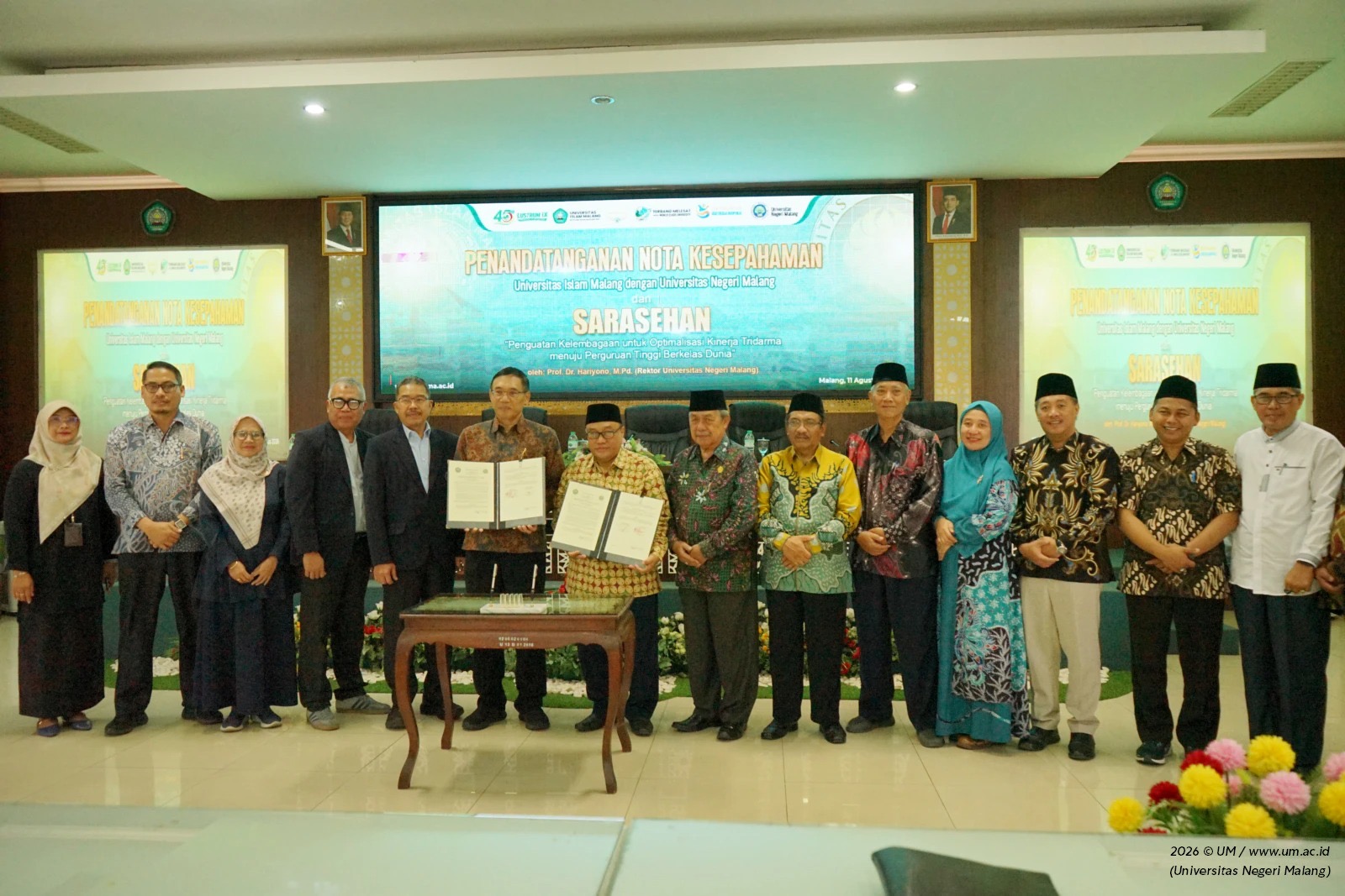 UM dan UNISMA Bersinergi, Perkuat Tridharma Menuju Kampus Berkelas Dunia