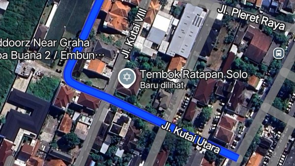 Viral Rumah Jokowi Muncul dengan Label 'Tembok Ratapan Solo' di Google Maps