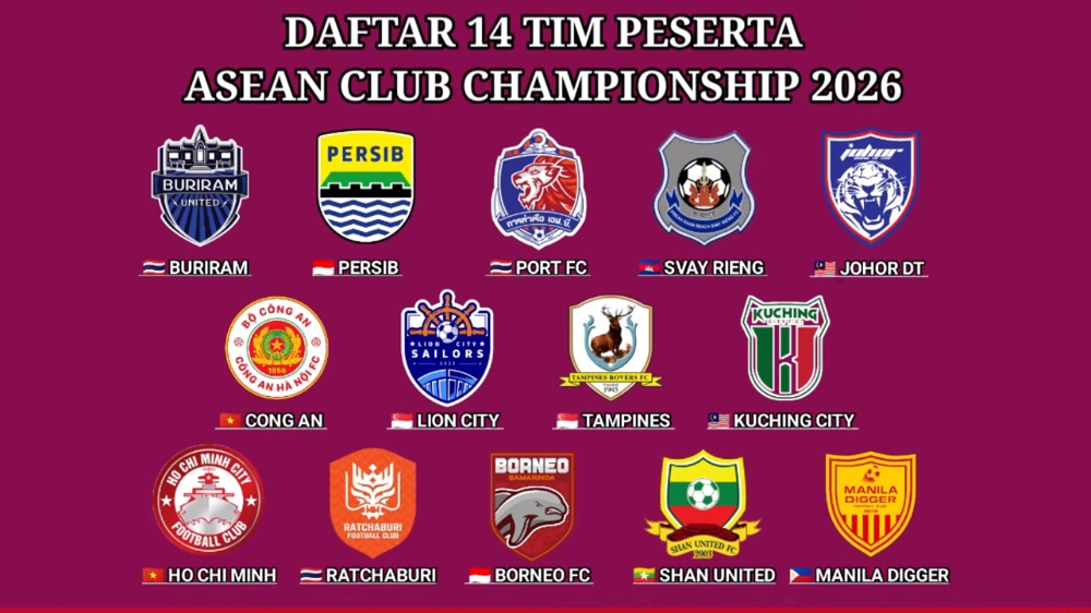 14 Klub Peserta Shopee Cup 2026/2027, Persib dan Borneo FC Bawa Nama Indonesia