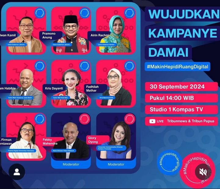 KD Wakili Malang Raya, Dialog soal Kampanye Digital  di TV Nasional