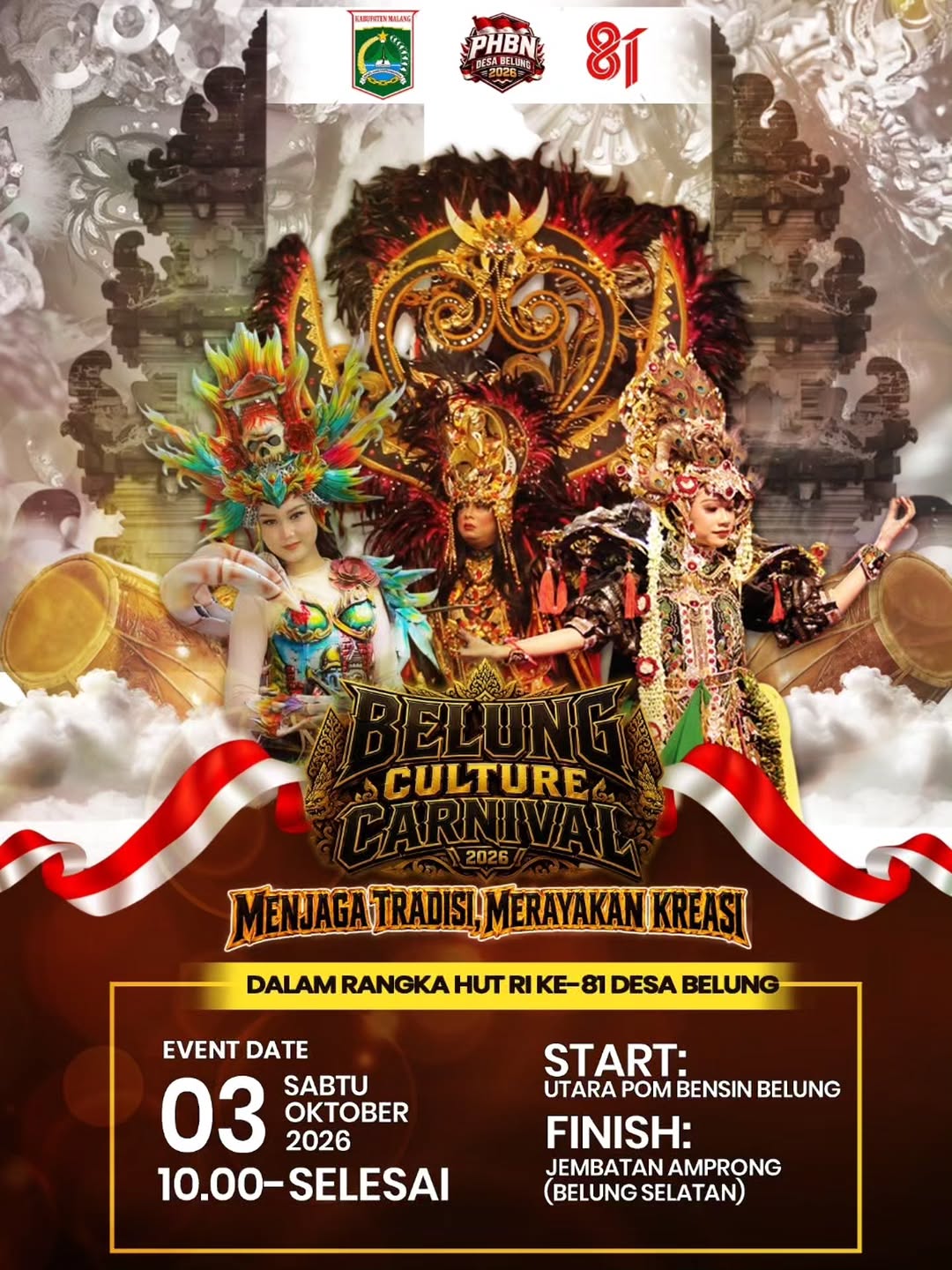 Belung Culture Carnival 2026 Digelar 3 Oktober, Libatkan Puluhan Grup dan Sound System