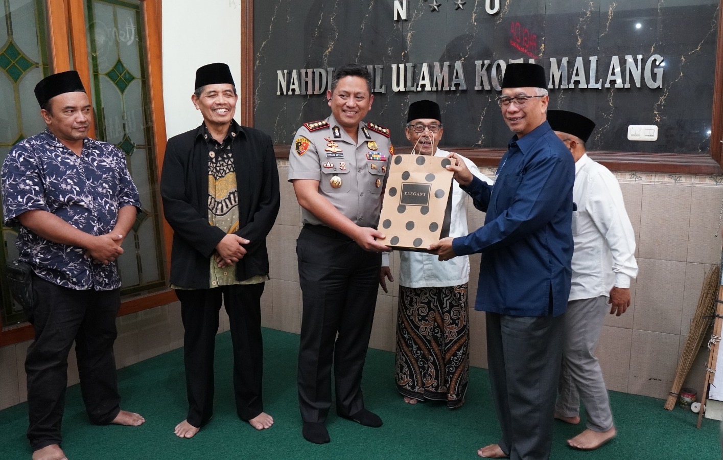 Kapolresta Malang Kota Temui PCNU, Bahas Penanganan Persoalan Sosial dan Kamtibmas
