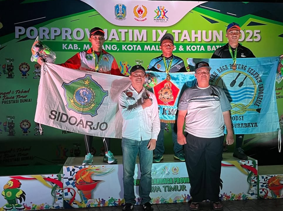 Debut Manis dari Perairan Lahor! Kabupaten Malang Sabet Perunggu di Cabor Dayung Porprov Jatim 2025