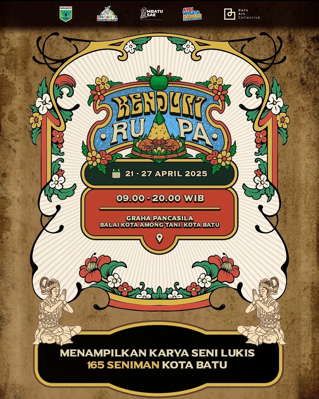 Pameran Seni “Kenduri Rupa” Hadirkan 165 Karya Lukis di Kota Batu