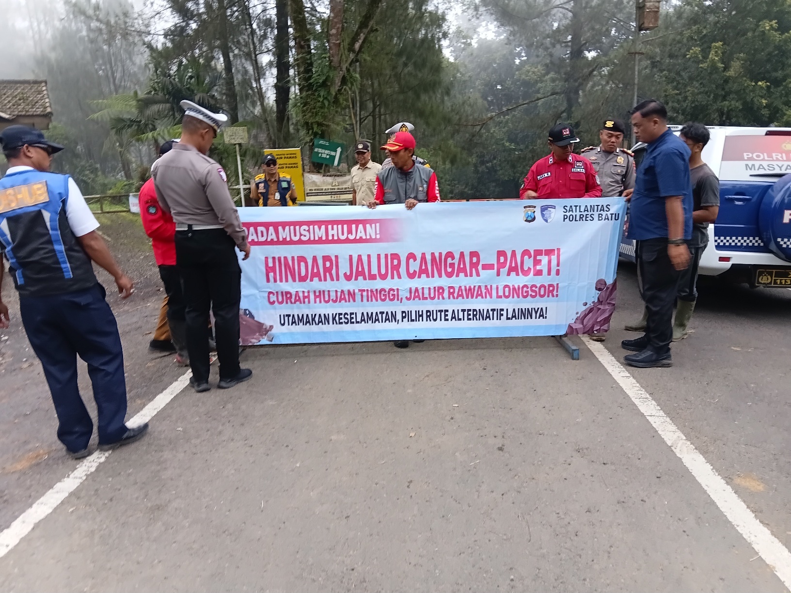 Jalur Batu-Cangar Buka Tutup, Lebih Aman Lewat Jalur Lain 