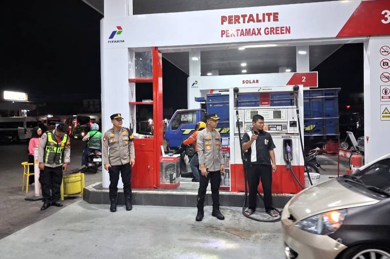 Polres Malang Sidak SPBU, Stok Pertalite di Pakisaji Tembus 22.499 Liter