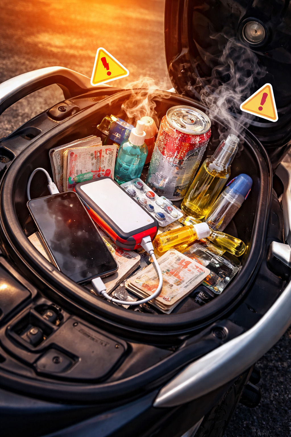 Sering Diabaikan, Ini 9 Barang yang Tak Boleh Disimpan di Jok Motor