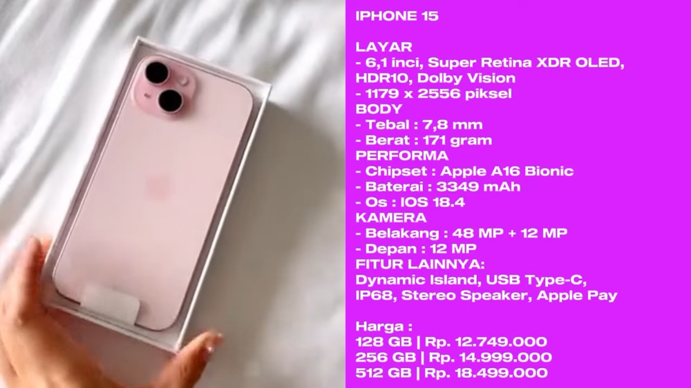 Harga iPhone April 2026 Turun Lagi! iPhone 14 Kini Rp8,4 Juta, iPhone 17 Pro Max Tembus Rp30 Jutaan