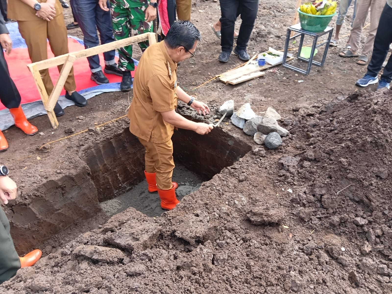 'Pecah Telur' Pembangunan Kantor dan Gerai KMP di Kota Batu, KMP Torongrejo Peletakan Batu Pertama