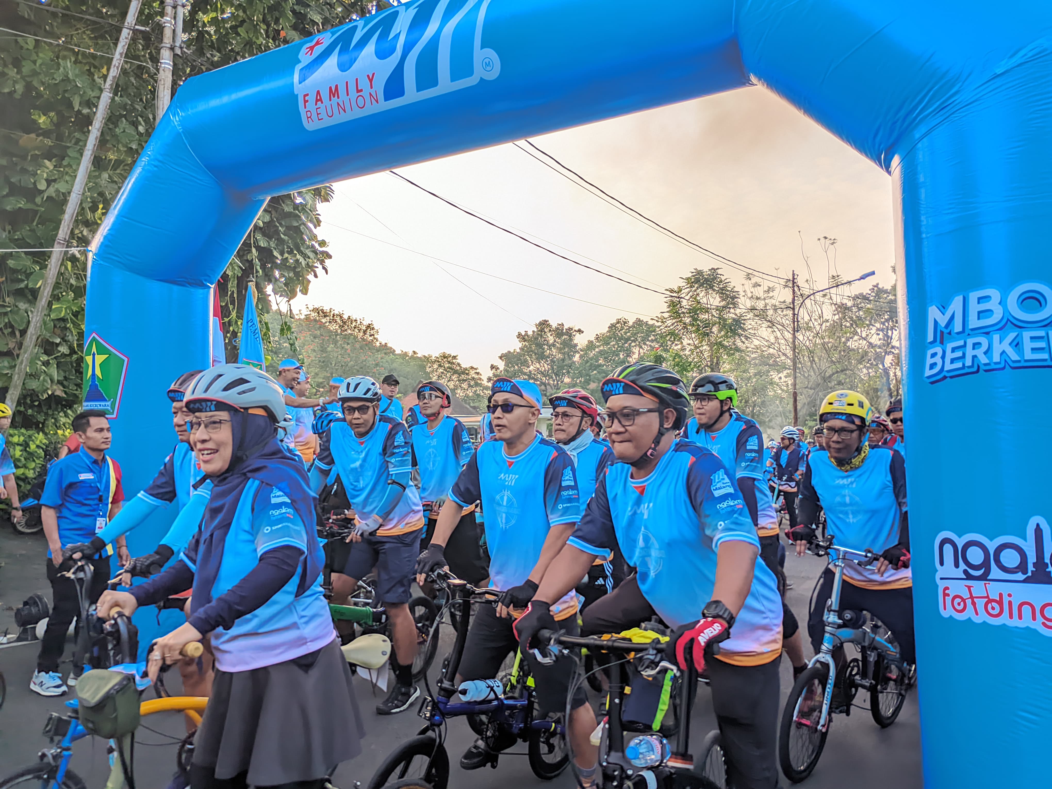 Gowes Malang 111 Diikuti Ribuan Peseli asal Batam sampai Gorontalo