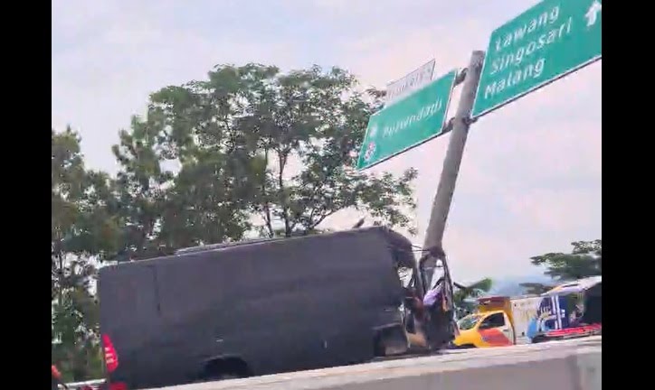 Lagi, Bus Angkut Siswa Alami Kecelakaan Maut di Tol Pandaan-Malang, Dua Meninggal