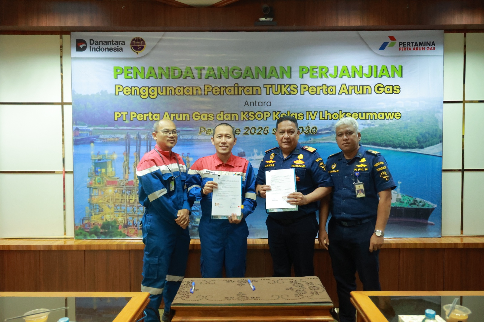 PAG dan KSOP Lhokseumawe Teken Kerja Sama TUKS hingga 2030