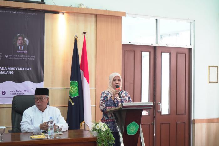 Rektor UIN Malang Soroti Pentingnya Teknologi Manusiawi dalam Bedah Buku 'The Future Society'
