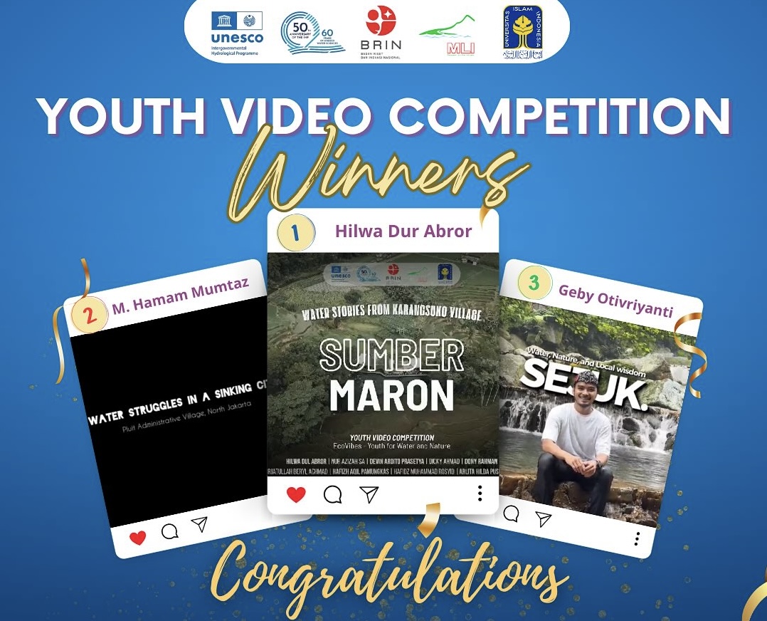 Tim Mahasiswa Teknik Pengairan Juarai Kompetisi Video yang Didukung Unesco dengan Angkat Potensi Sumber Maron 