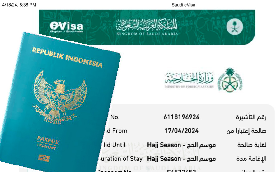 Visa Haji 2025 Harus Dibuat Sebulan Sebelum Pemberangkatan